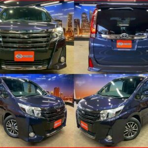 2017 Toyota Noah purple gasoline used car Japan export