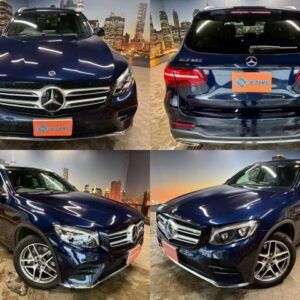 2018 Mercedes Benz Glc-Class blue gasoline used car Japan export