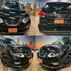 2021 Nissan X-Trail black gasoline used car Japan export