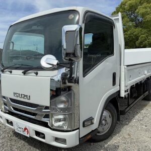 2010 Isuzu Elf Truck white diesel used car Japan export
