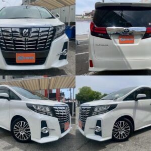 2015 Toyota Alphard pearl gasoline used car Japan export