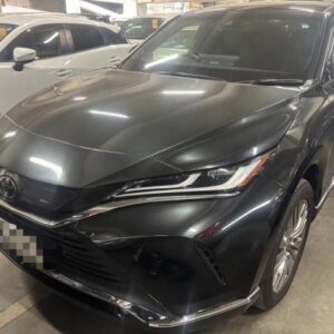 2020 Toyota Harrier black gasoline used car Japan export