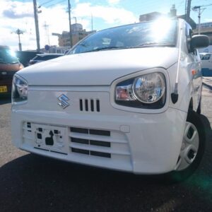 2017 Suzuki Alto white gasoline used car Japan export