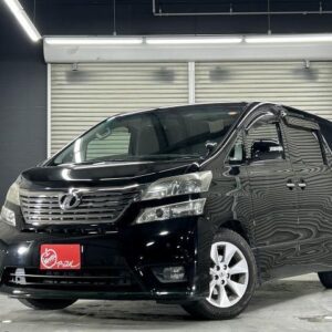 2008 Toyota Vellfire black gasoline used car Japan export