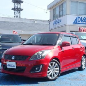 2014 Suzuki Swift red gasoline used car Japan export