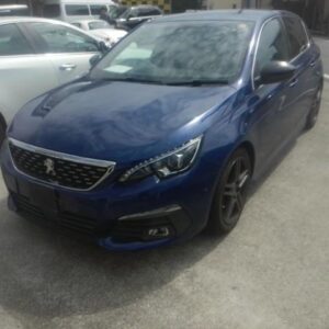 2019 Peugeot 308 blue diesel used car Japan export