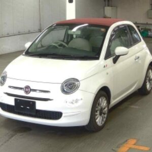 2017 Fiat 500C white gasoline used car Japan export