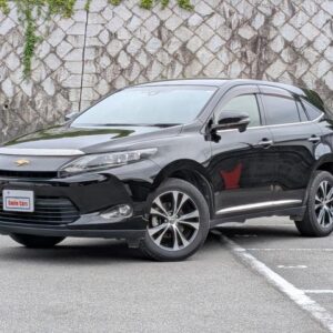 2016 Toyota Harrier black gasoline used car Japan export