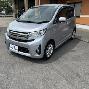 2013 Mitsubishi Ek Custom silver gasoline used car Japan export
