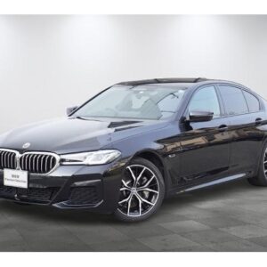2022 Bmw 5 Series black hybrid used car Japan export