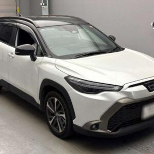 2024 Toyota Corolla Cross pearl gasoline used car Japan export