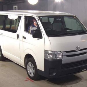 2014 Toyota Regius Ace Van white gasoline used car Japan export