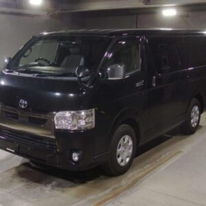 2020 Toyota Hiace Van black diesel used car Japan export