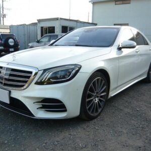2019 Mercedes Benz S-Class pearl diesel used car Japan export