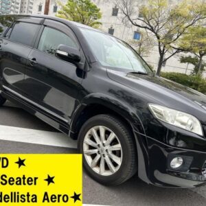 2010 Toyota Vanguard black gasoline used car Japan export