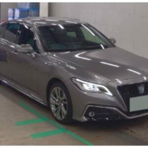 2021 Toyota Crown Hybrid gray gasoline used car Japan export