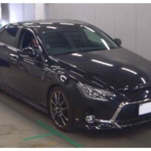 2018 Toyota Mark X black gasoline used car Japan export