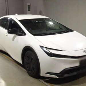 2023 Toyota Prius white gasoline used car Japan export