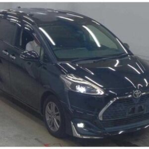 2022 Toyota Sienta black gasoline used car Japan export