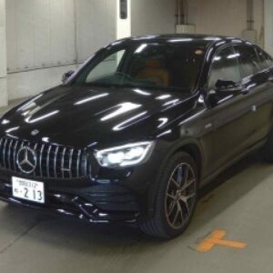 2021 Mercedes Amg Glc black gasoline used car Japan export