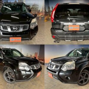2013 Nissan X-Trail black gasoline used car Japan export
