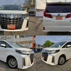 2019 Toyota Alphard Hybrid pearl gasoline used car Japan export