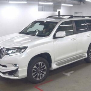 2022 Toyota Land Cruiser Prado pearl gasoline used car Japan export