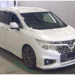2017 Nissan Elgrand pearl gasoline used car Japan export
