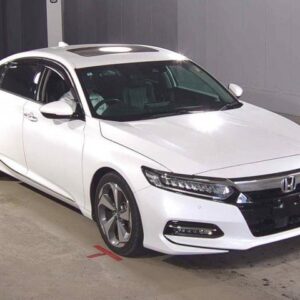 2021 Honda Accord white gasoline used car Japan export