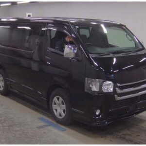 2014 Toyota Regius Ace Van black diesel used car Japan export