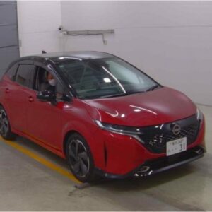 2022 Nissan Aura red gasoline used car Japan export