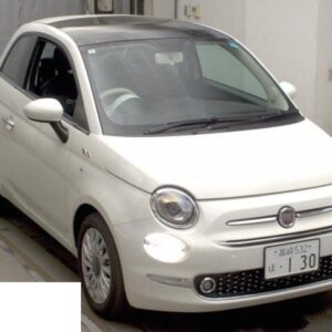 2024 Fiat 500 white gasoline used car Japan export