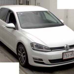 2017 Volkswagen Golf white gasoline used car Japan export