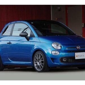 2022 Fiat 500 blue gasoline used car Japan export