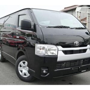 2025 Toyota Hiace Van black gasoline used car Japan export