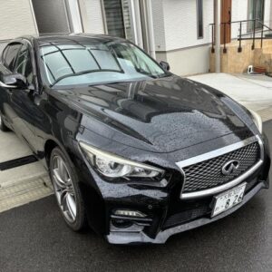 2015 Nissan Skyline black gasoline used car Japan export