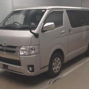 2018 Toyota Hiace Van silver gasoline used car Japan export