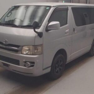 2008 Toyota Regius Ace Van silver diesel used car Japan export