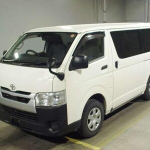 2021 Toyota Hiace Van white diesel used car Japan export
