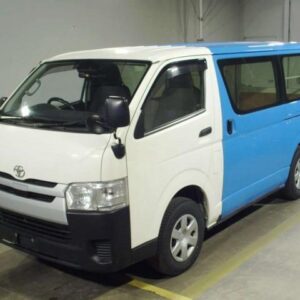 2020 Toyota Hiace Van white diesel used car Japan export