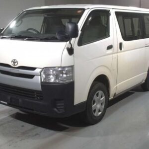2019 Toyota Hiace Van white diesel used car Japan export