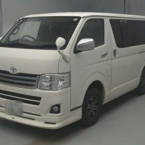 2011 Toyota Regius Ace Van white diesel used car Japan export