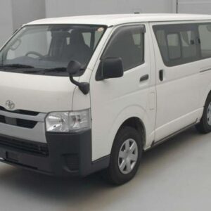 2021 Toyota Hiace Van white diesel used car Japan export