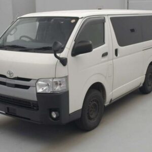 2019 Toyota Hiace Van white diesel used car Japan export