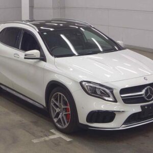 2017 Mercedes Amg Gla-Class white gasoline used car Japan export