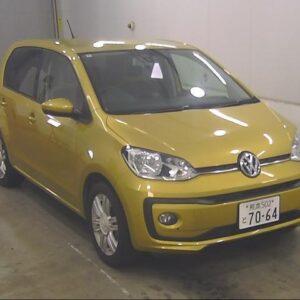 2018 Volkswagen Up! yellow gasoline used car Japan export