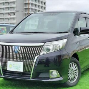 2015 Toyota Esquire black hybrid used car Japan export