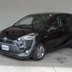 2017 Toyota Sienta black hybrid used car Japan export