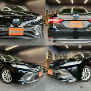 2017 Toyota Camry black gasoline used car Japan export