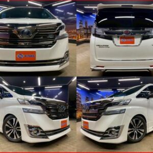 2015 Toyota Vellfire pearl gasoline used car Japan export